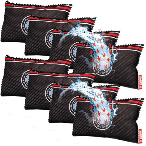 Reusable Car Dehumidifier Bag Rechargeable Moisture Absorber 8 Pack (Eight Pack (Regular))