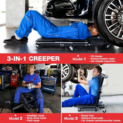 Mechanic Creeper 40inches 3 (Black)