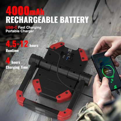 Rechargeable Work Lights (Red)