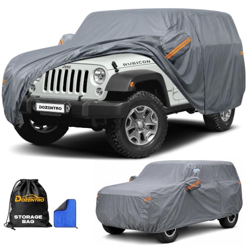 Waterproof Jeep Wrangler 2 Door CJ YJ JK JL (Jeep Car Cover / Custom Fit Jeep Wrangler 2 Door)