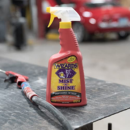 Mist-N-Shine Quick Detailer Spray - Waterless Wash - 22 oz (22 Fl Oz (Pack of 1))