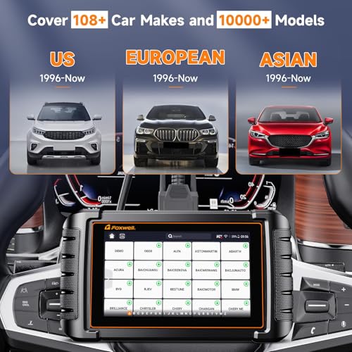 2026 FOXWELL Scanner NT809BT OBD2 Scanner Diagnostic Tool with 30+Resets (NT809BT Bidirectional Scanner Black)