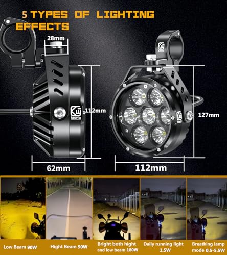 4.5 Inch Motorcycle Auxiliary LED Fog Light (K7-C1U4)
