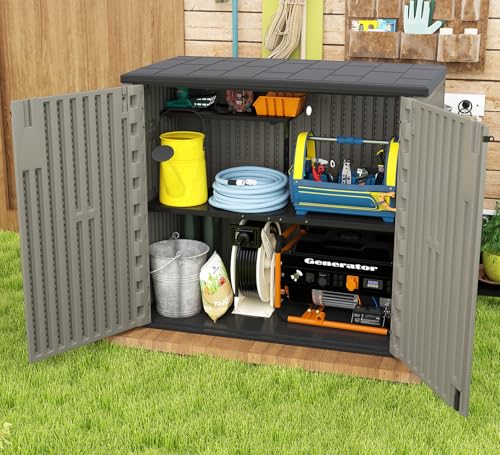 Outdoor Storage Shed 37 Cu.Ft (Shallow Brown / 37 Cu.ft)