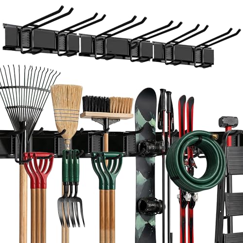 Garage Wall Organizer (Black / 48" (0 Shelves))