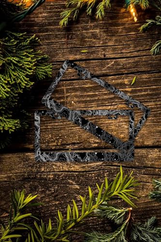 Topographic Map License Plate Frames (Topographic Map)
