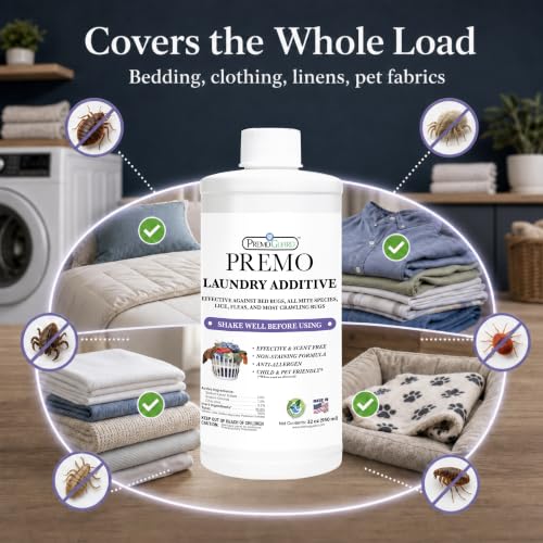 Bed Bug Mite & Lice Natural Laundry Detergent Additive (32 Fl Oz (Pack of 1))
