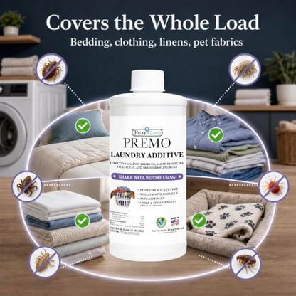 Bed Bug Mite & Lice Natural Laundry Detergent Additive (32 Fl Oz (Pack of 1))