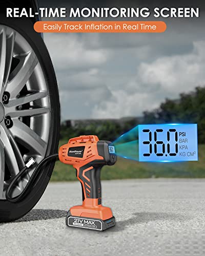 Tire Inflator Air Compressor (Red)
