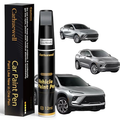 Touch Up Paint for Buick Moonstone Gray Metallic (For Buick / Moonstone Gray Metallic(GXD/WA130H)for Encore GX/Envision/Enclave/Envista)