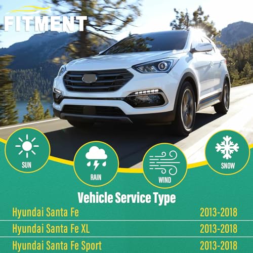 Windshield Wiper Blade Replacement for Hyundai Santa Fe 2013 (26" 14" 13")