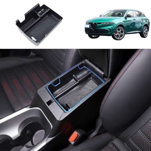 Car Center Console Organizer Tray Compatible with Alfa Romeo Tonale 2022