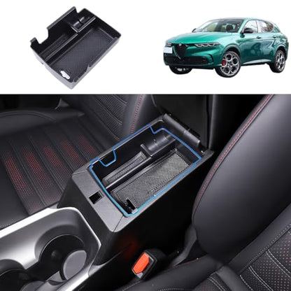 Car Center Console Organizer Tray Compatible with Alfa Romeo Tonale 2022