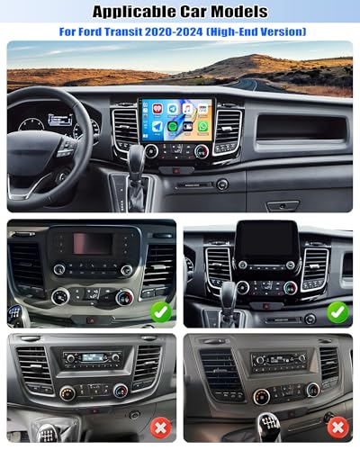 4G+128G Car Radio Stereo for Ford Transit 150 250 350 2020