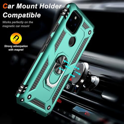 for Google Pixel 5 Case with Screen Protector (Teal / Google Pixel 5)
