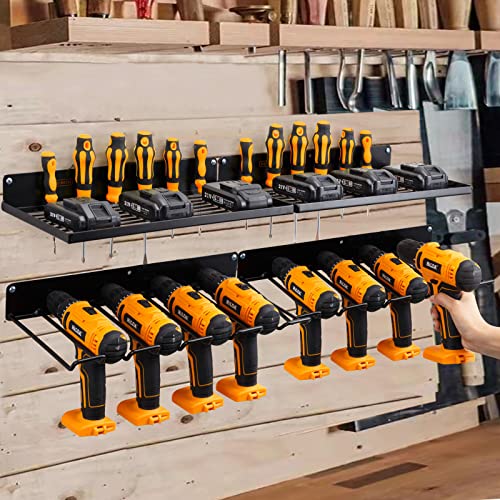 Power Tool Organizer with Charging Station (2shelf+2rack)