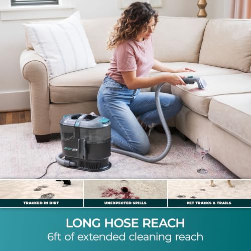 Portable Carpet & Upholstery Spot Cleaner Machine 17Kpa Suction (Black)