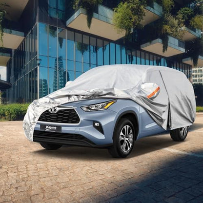 6 Layers SUV Car Cover Custom Fit for Toyota Highlander (LM-Silver / 89. Custom Fit Toyota Highlander)
