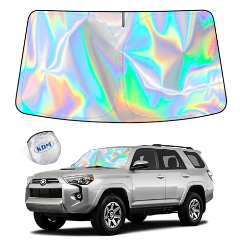 Laser Silver Style Windshield Sun Shade for 2010 (for 2010-2023 Toyota 4Runner-Laser Silver)