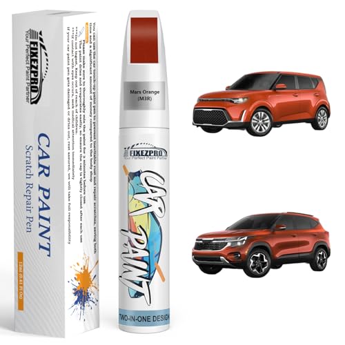 M3R Mars Orange Touch Up Paint for Kia Color Exact Match (Mars Orange(M3R))