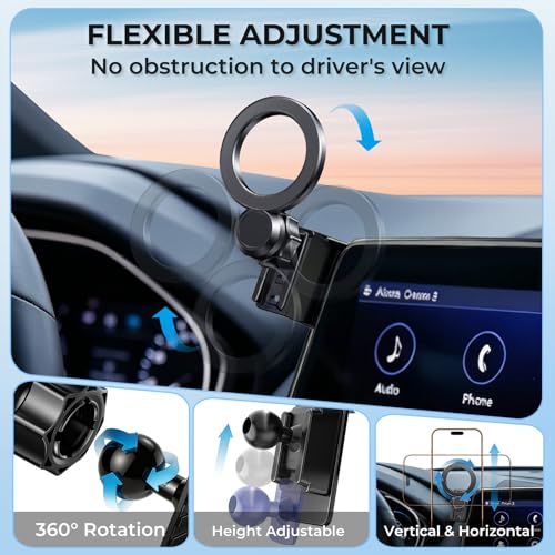 Car Phone Holder for Cadillac CT5 2024 2023 2022 2021 2020 (Fit for 2020-2024 CT5, 10-Inch)