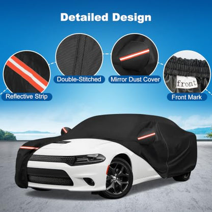 QUNSUNUS Car Cover for Dodge Charger 2006 (for Dodge Charger&Chrysler 300)