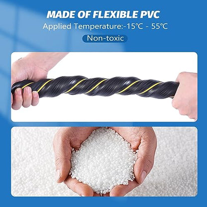6.5FT Floor Cord Cover for Wires (3 Channel 6.5 ft)