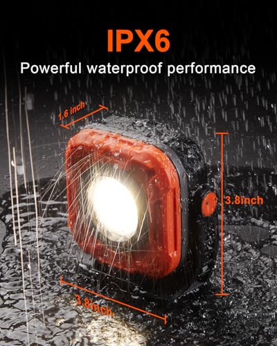 1300LM LED Magnetic Work Light with Stepless Dimming (C1200 / Green)