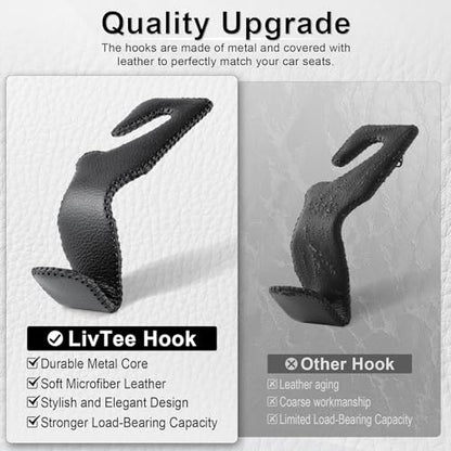 Headrest Hook for Car (Leather)