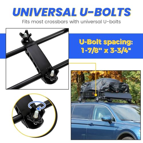 59" x 39" x 5.1" Universal Adjustable Roof Rack Cargo Carrier (67" x 39" x 5.1")