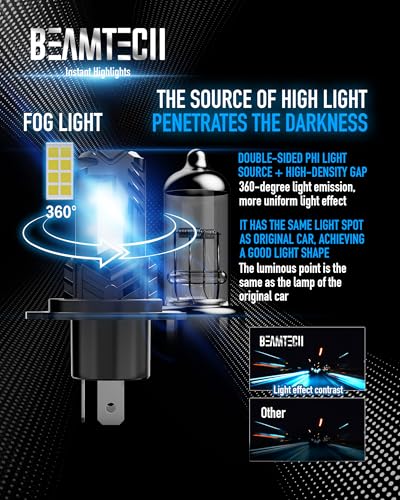 H4 Bulb Fanless In Line 9003 Light (H4)