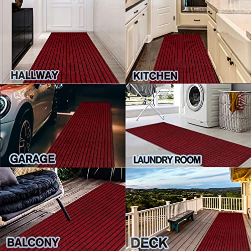 Custom Size Backed Non (Red Strip / 2FT*47FT)