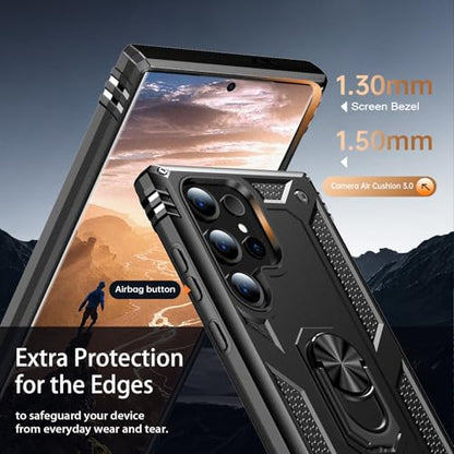 for Galaxy S25 Ultra Case (Galaxy S25 Ultra (Large 6.9") / Black)