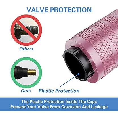Tire Valve Stem Caps (Pink)