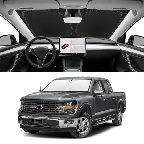 Custom Fit Windshield Sun Shade for Ford F150 2021 (for 2021-2026 Ford F150)