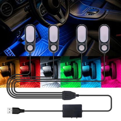 Motion Sensor Car Footwell Lights