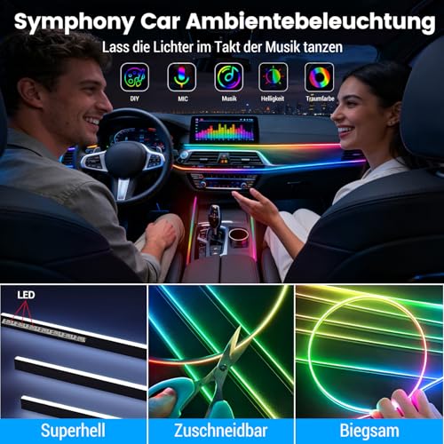 Dream Color Acrylic Interior Car Lights