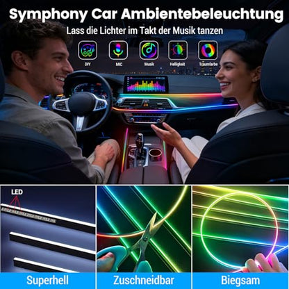 Dream Color Acrylic Interior Car Lights