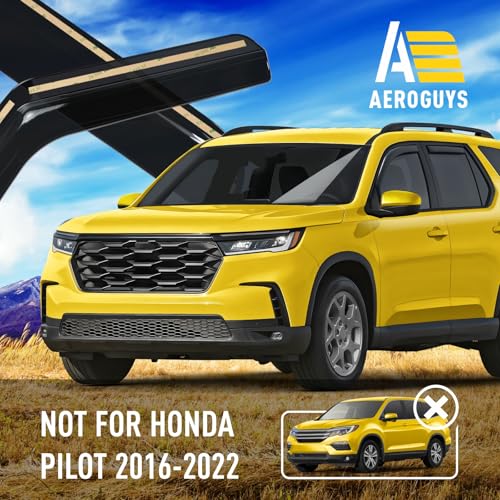 Extra Durable Window Deflectors in (For Honda Pilot 23-26)
