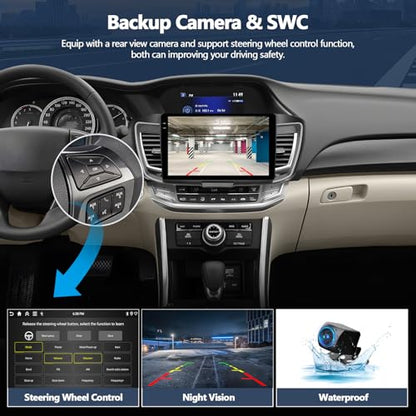 4G+64G Car Radio for Honda Accord 9th 2016 2017