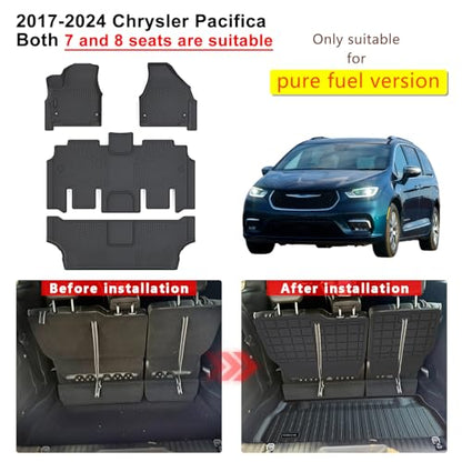 Floor Mats for 2017 (2017-26|Chrysler Pacifica|Full Set)