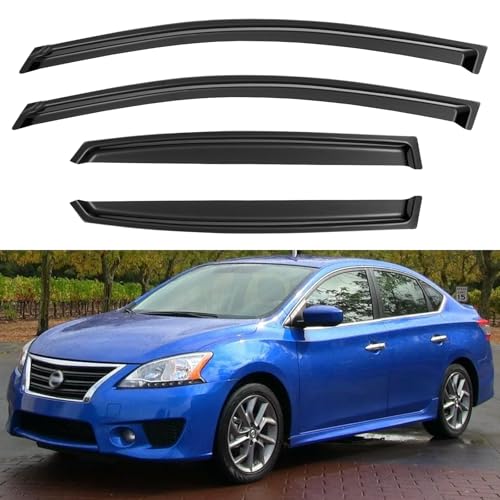 Window Visors Rain Guards Shield for 2013 (Y284NS)