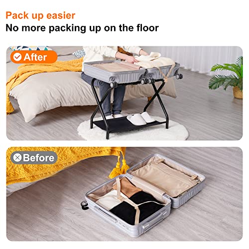 Luggage Rack for Guest Room (Black)