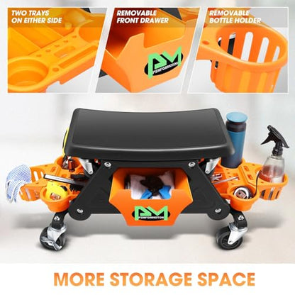 Mechanic Stool (Orange)