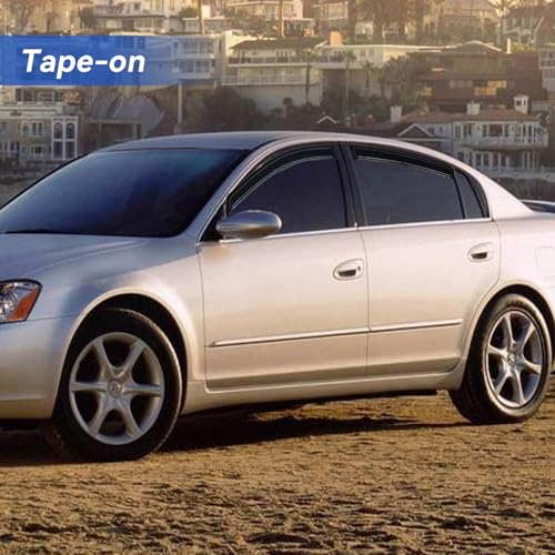 Window Visors Rain Guards for 2002 2003 2004 2005 2006 Nissan Altima (2002-2006 Nissan Altima)