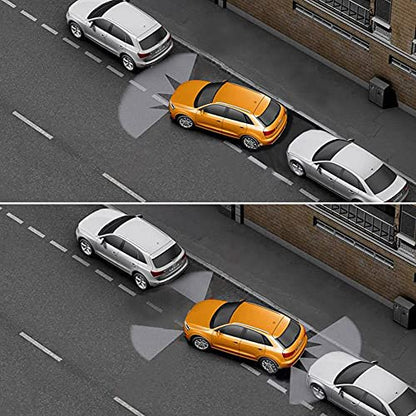 Car Parking Sensors Kit Reverse Radar parktronic System Auto Electronics Vehicle Back Assistant Reverse 8 Sensor (Red)