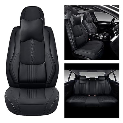 Car Seat Covers Full Set (Black / Full Set)