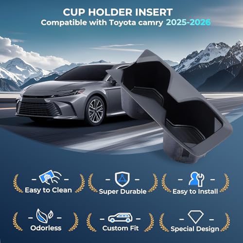 Car Cup Holder for Toyota Camry 2026 2025 (Cup Holder for 2025-2026 Camry)