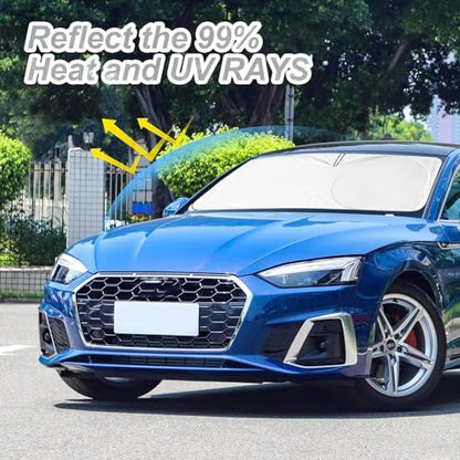 Windshield Sunshade for Audi A4 A5 & S5 RS5 2018 (for Audi A4 A5 & S5 RS5 2018-2024)