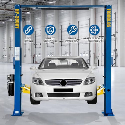 110V Two Post Car Lift 11 (Overhead-110V)